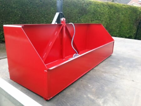 5 Ft. Transport Tipping Box 3 Point Linkage Tractor/Loader Mounted Front/ Rear Cat1 / 2 Farm / Field Implement