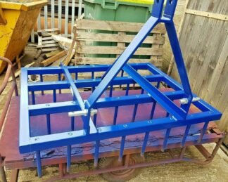 6 Ft. Drag Harrow Spike Tine 3 Point Linkage Hitch Aerator Equstrian For Farm Field Paddock Play Ground Tractor Implement CAT 1 / 2