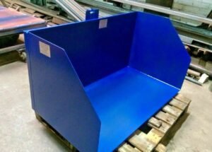 4 Ft.Transport Box 3 Point Linkage Tractor Mounted Farm Agricultural Heavy Duty