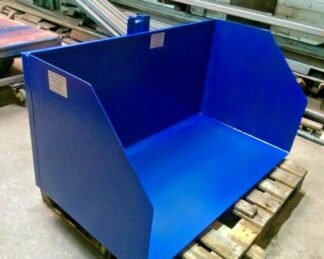 4 Ft.Transport Box 3 Point Linkage Tractor Mounted Farm Agricultural Heavy Duty