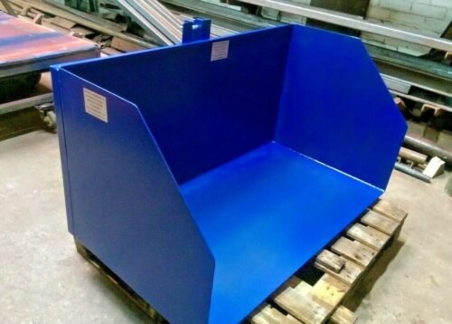 4 Ft.Transport Box 3 Point Linkage Tractor Mounted Farm Agricultural Heavy Duty
