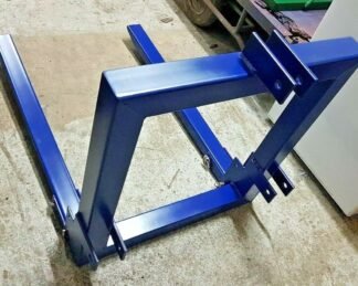 Fold Up Pallet Forks Tractor Attachment Carry All Hook Carrier Loader Farm Impliment Tow Hitch Safely Trasport Farm Products Carrier
