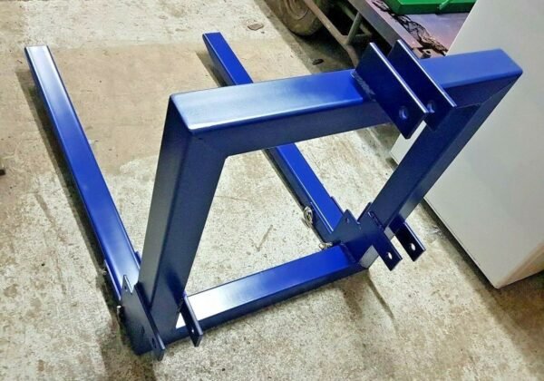 Fold Up Pallet Forks Tractor Attachment Carry All Hook Carrier Loader Farm Impliment Tow Hitch Safely Trasport Farm Products Carrier