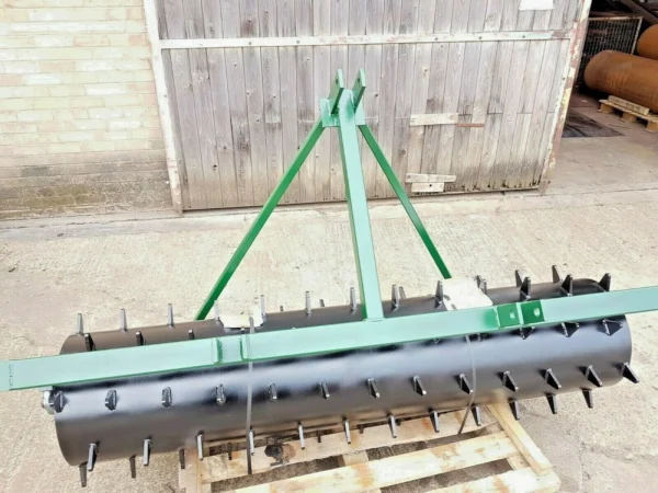 Tractor 3 Point Linkage Full Framed Spiked Roller Aerator Farm Turf Seed Germination